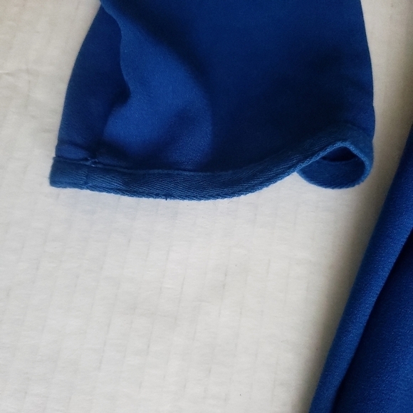 Wilfred ARITZIA FAUX SIDE WRAP COBALT BLUE MINI DRESS LONG SLEEVES SIZE 4 - Picture 8 of 13